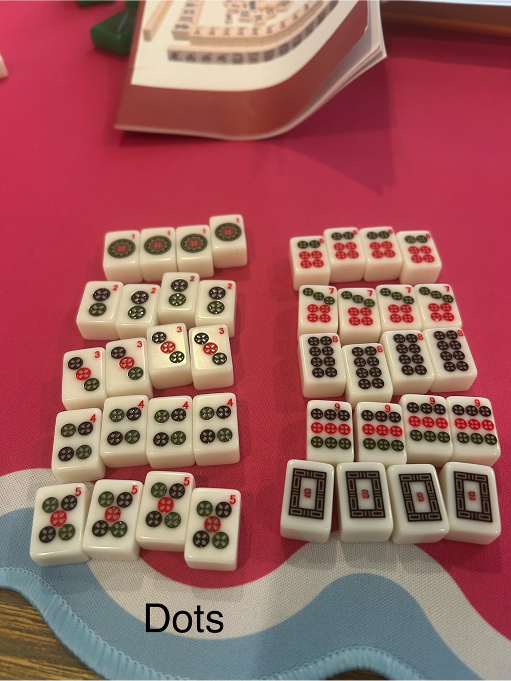 Travel MahJong set in Bag - Pink - Picture 6 of 8